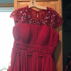 Red formal dress worn once